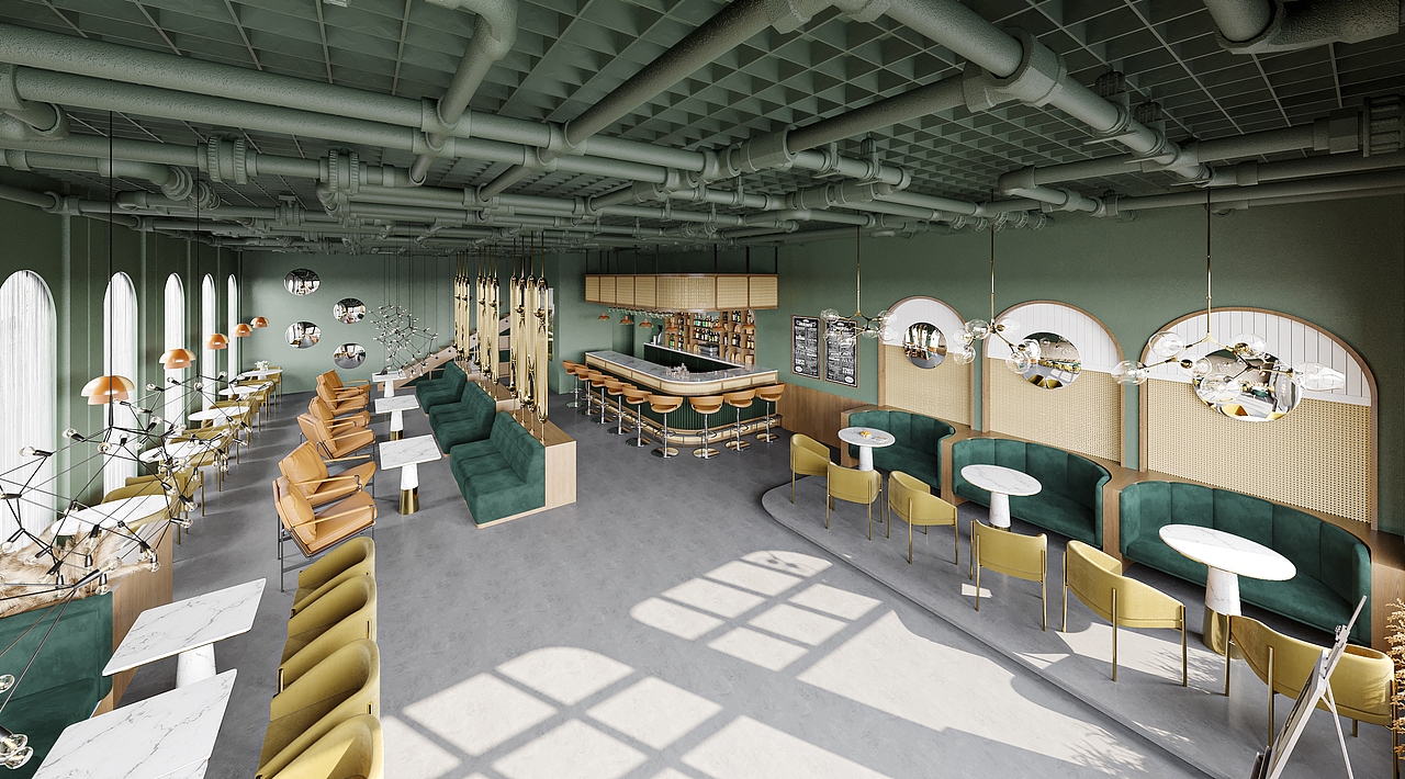 西餐厅丨打造优雅与浪漫的味觉殿堂（图ZMzkwMDk0NDE2） - 酒店餐饮设计 - 站酷设计师效果图李可可原创素材 - 站酷ZCOOL