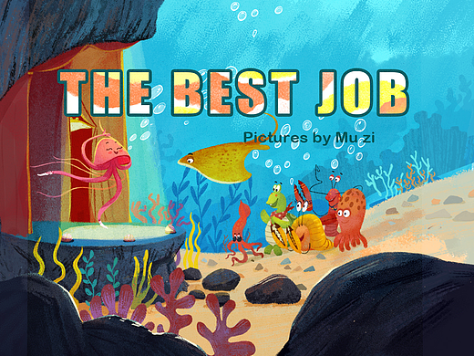 原创绘本-《最棒的职业》一