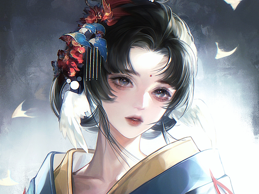 live2d虚拟主播立绘 角色设计 原画
