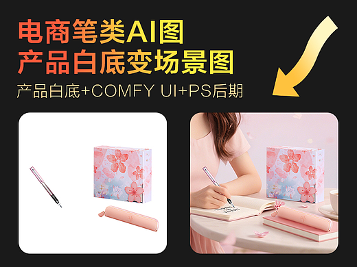 白底图秒变场景图【AI生成】