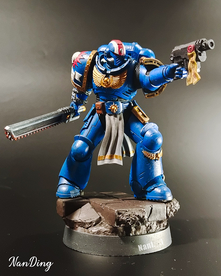 战锤40K-泰图斯-星际战士（GK手涂）（图ZMzkwMTAyNDcy） - 手办/模玩 - 站酷设计师NanDing原创素材 - 站酷ZCOOL