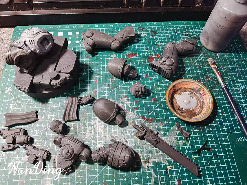 战锤40K-泰图斯-星际战士（GK手涂）（图ZMzkwMTAyNDky） - 手办/模玩 - 站酷设计师NanDing原创素材 - 站酷ZCOOL