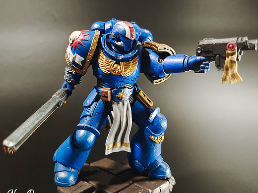 战锤40K-泰图斯-星际战士（GK手涂）