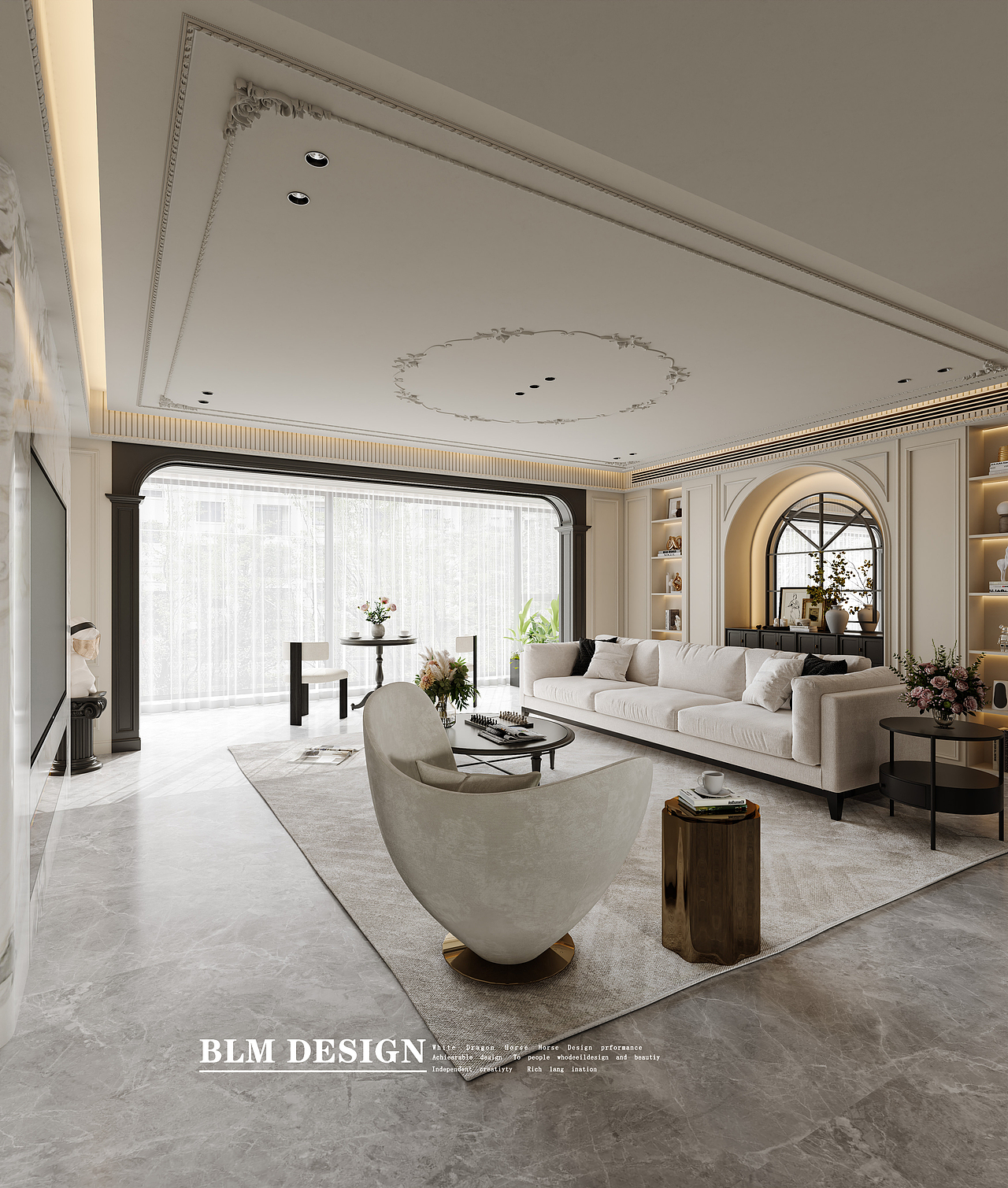 法式-白龙马效果图（图ZMzkwMTA0ODI0） - 家装设计 - 站酷设计师小鱼吐泡泡泡泡泡原创素材 - 站酷ZCOOL