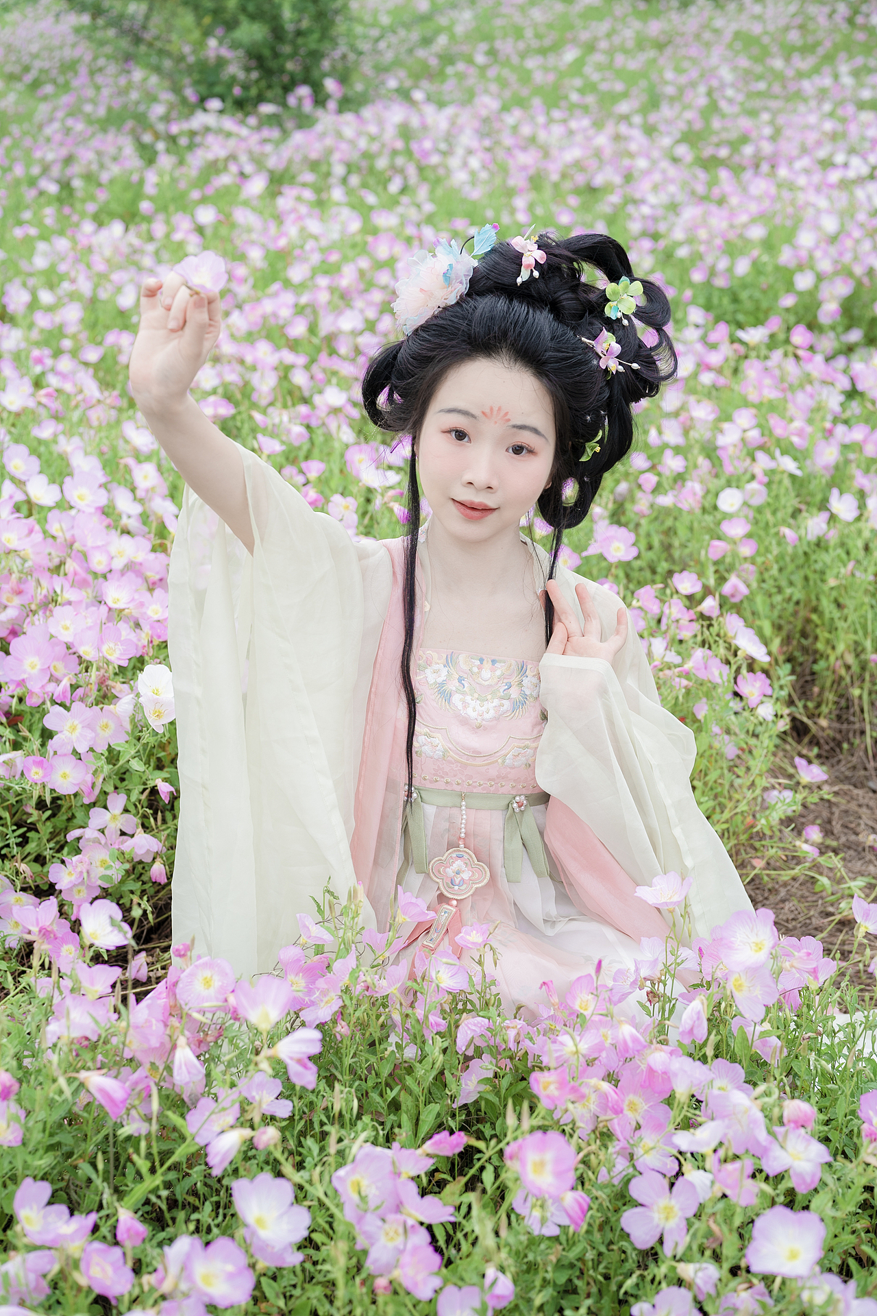 跌入这片月见草花海