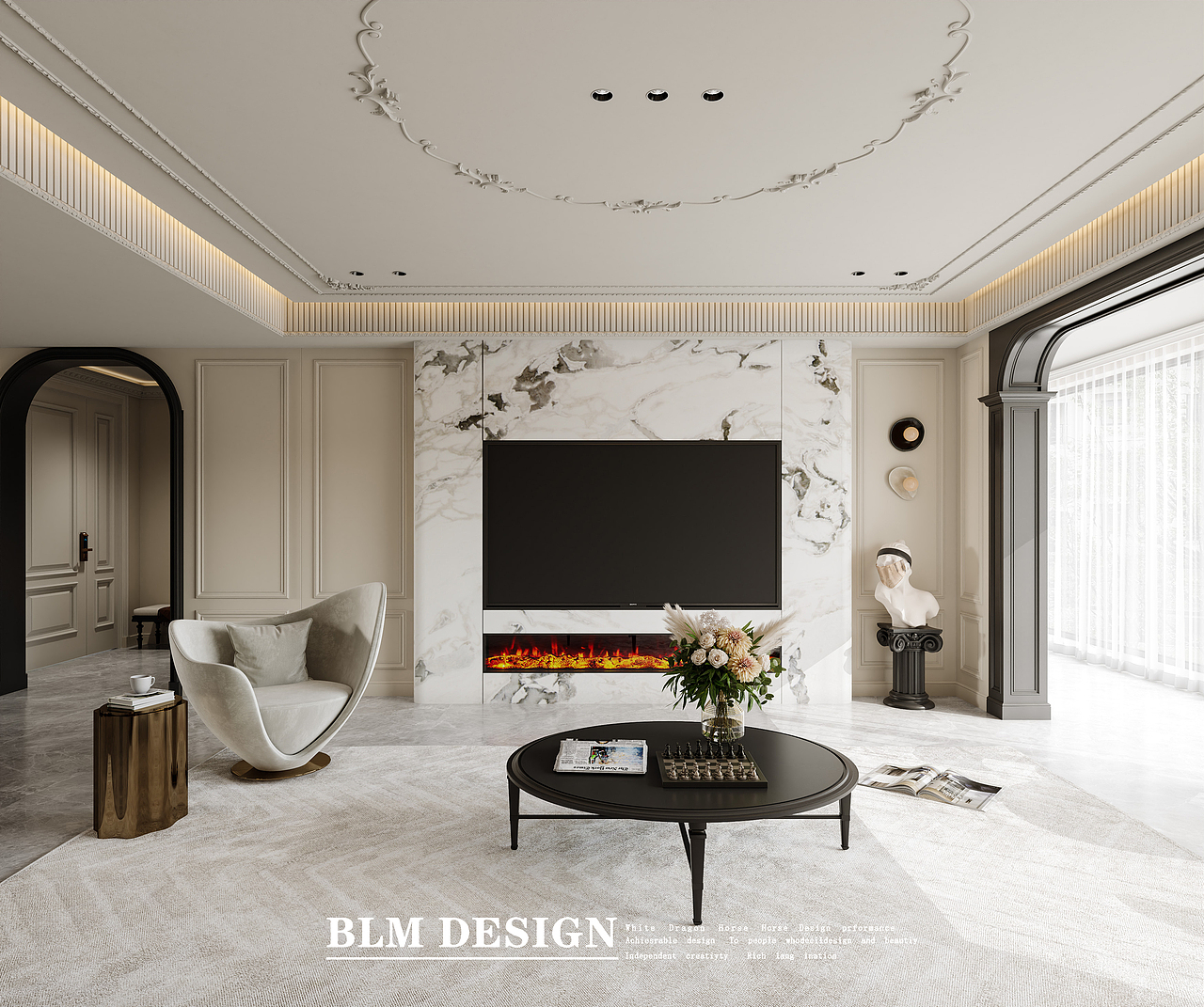 白龙马效果图（图ZMzkwMTEyMzgw） - 家装设计 - 站酷设计师白龙马效果图杨芸原创素材 - 站酷ZCOOL