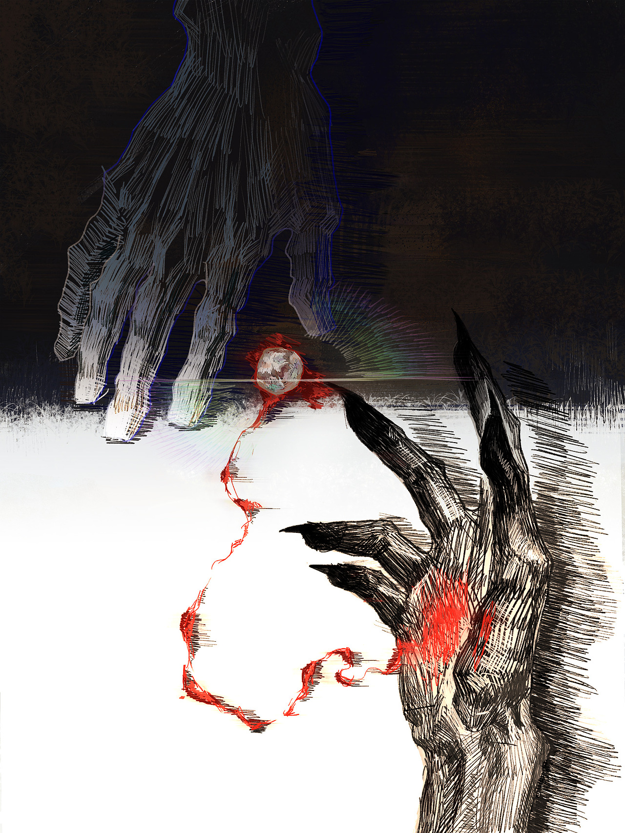 鲛人新娘取珠（图ZMzkwMTEyNzg4） - 游戏原画 - 站酷设计师布鲁克克X原创素材 - 站酷ZCOOL