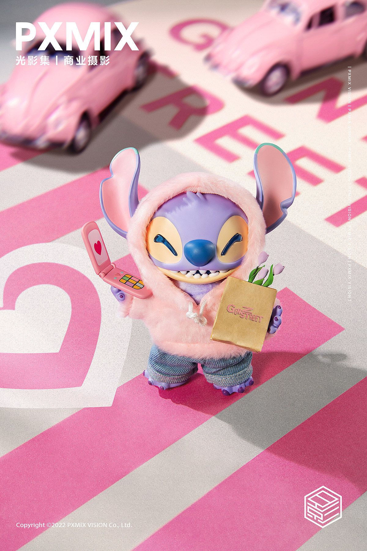 潮玩摄影丨名创优品史迪奇GenZ街头系列 x 光影集PXMIX（图ZMzkwMTEzNTE2） - 产品摄影 - 站酷设计师光影集原创素材 - 站酷ZCOOL