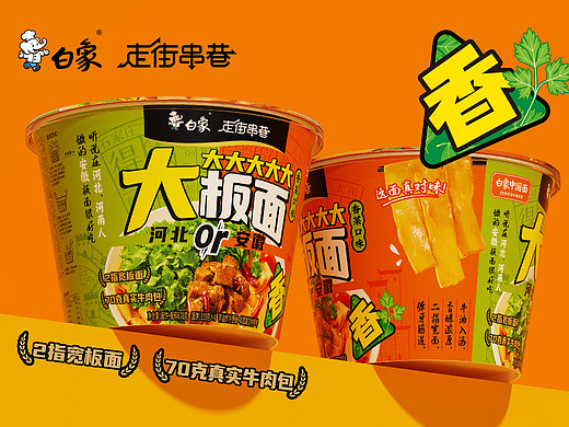 白象大大大大大板面包装设计