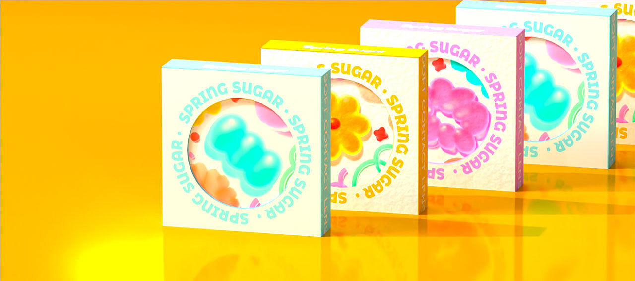 Spring Sugar美瞳包装礼盒设计
