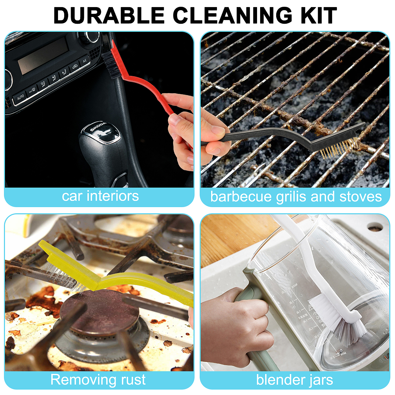 缝隙清洁刷组合套装九件套