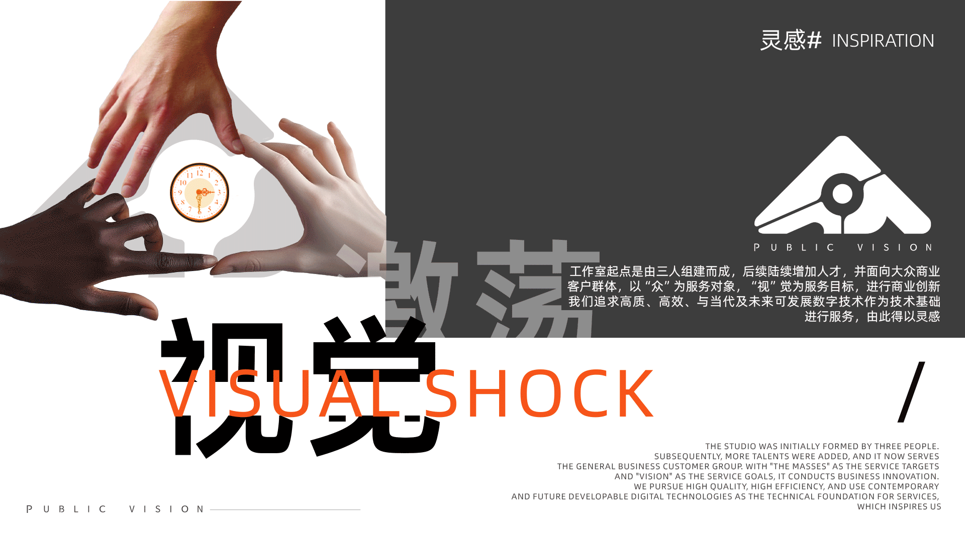 PUBLIC VISION(众视)工作室品牌LOGO