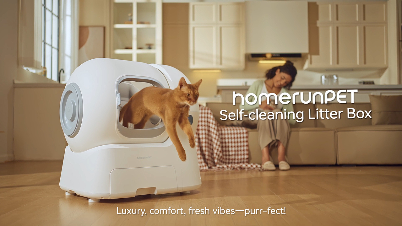 霍曼智能猫砂盆indiegogo众筹视频TVC