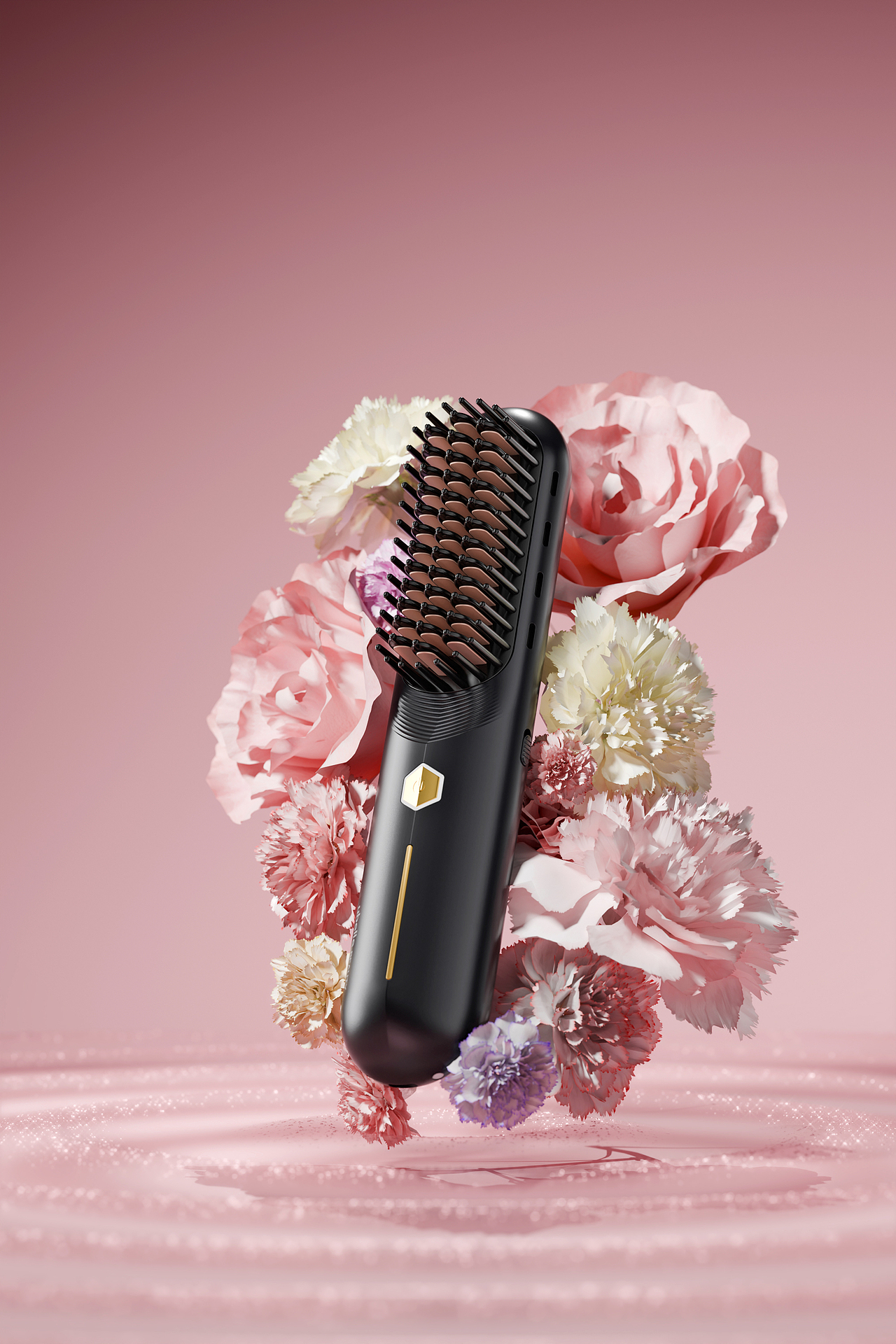 负离子直发梳最近渲染（图ZMzkwMTMwNDI4） - 电商 - 站酷设计师诸葛不亮I原创素材 - 站酷ZCOOL