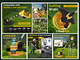 亚马逊割草机主图设计