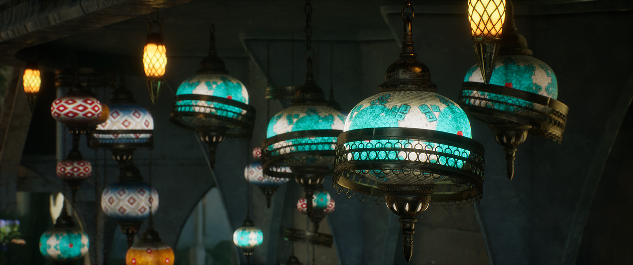 【UE5】神秘幻想类型 三维场景设计 地编 游戏场景