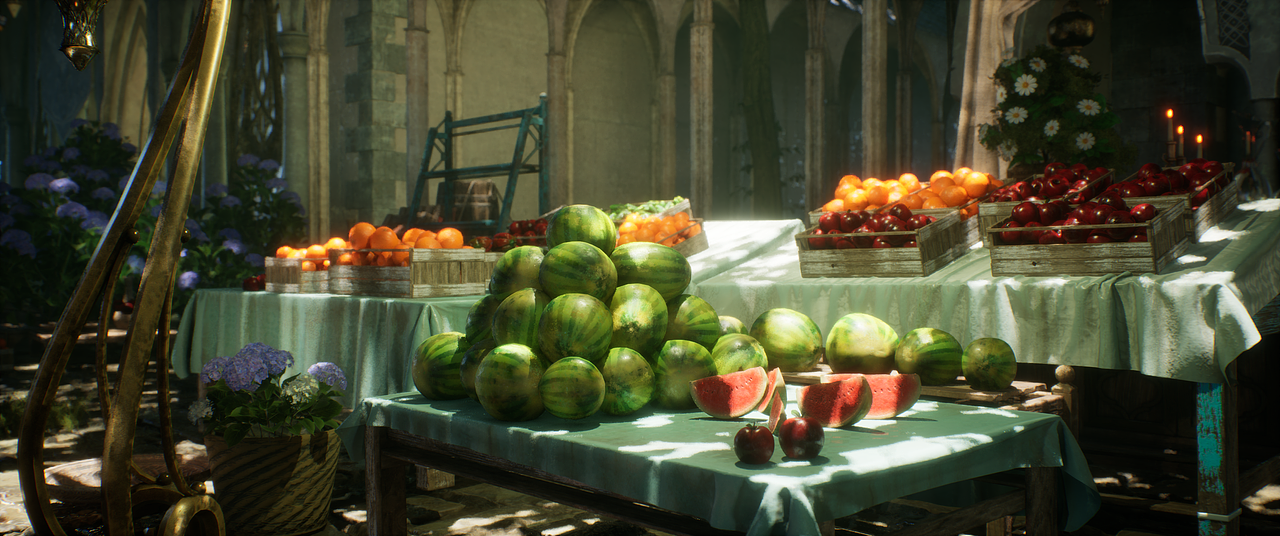 【UE5】神秘幻想类型 三维场景设计 地编 游戏场景