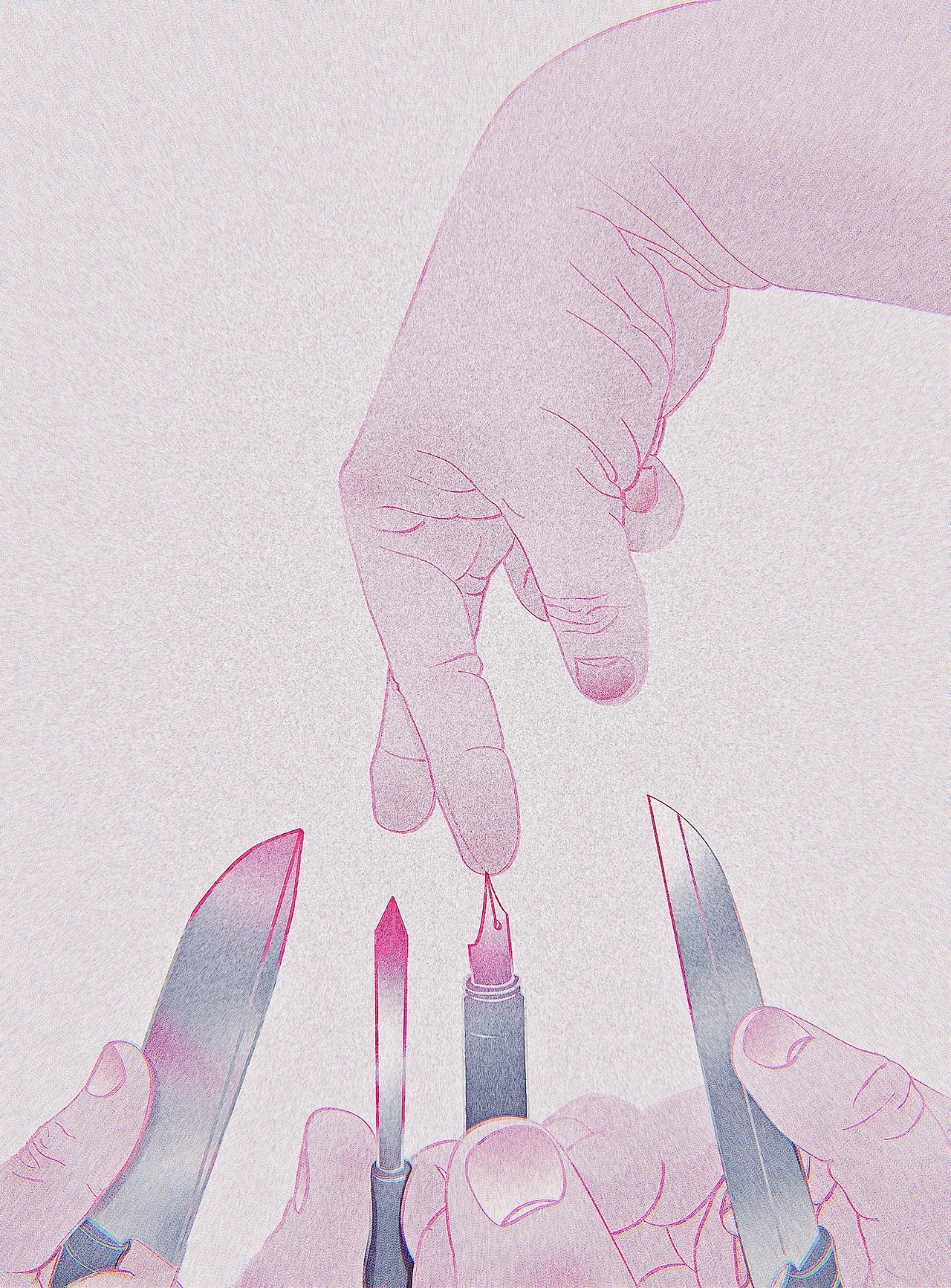 2025 ·《痕迹》系列插画 06（图ZMzkwMTUzNTg0） - 艺术插画 - 站酷设计师Magicle原创素材 - 站酷ZCOOL