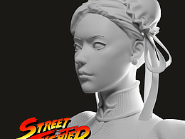 Fan art - 春丽雕刻练习