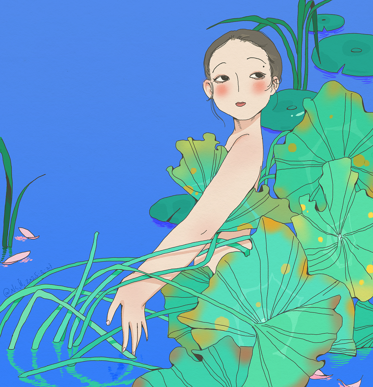 唯美板绘儿童绘本插画作品