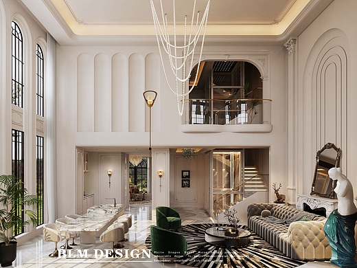 白龙马效果图-法式