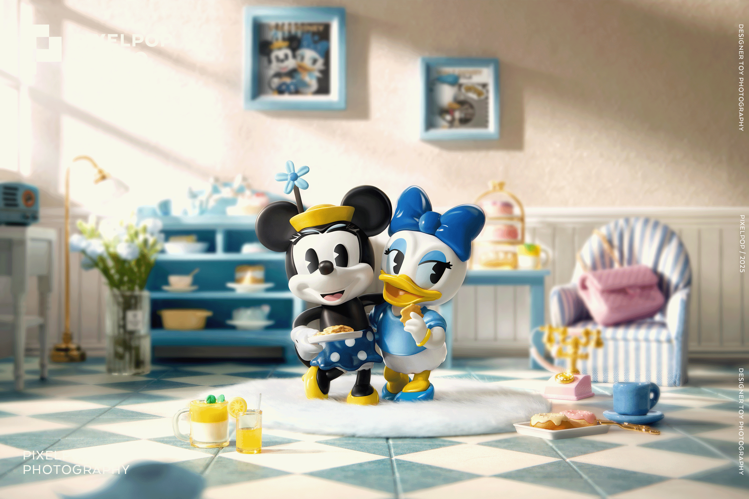 迪士尼唐老鸭系列封面模特盲盒-潮玩盲盒摄影