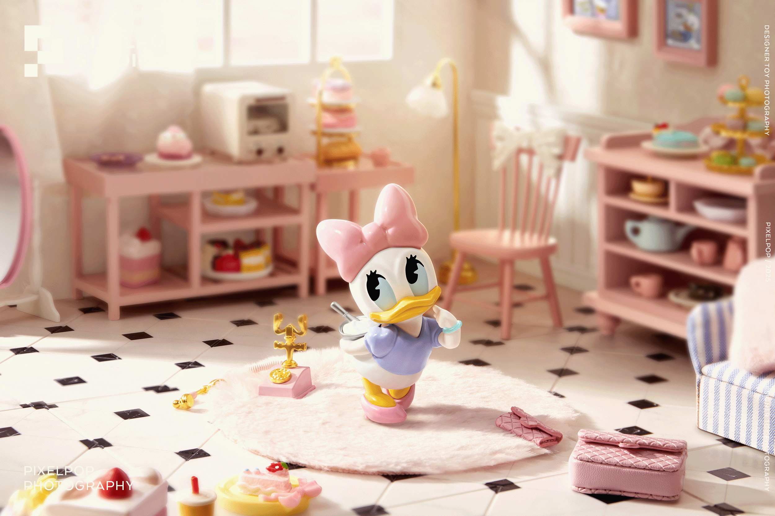 迪士尼唐老鸭系列封面模特盲盒-潮玩盲盒摄影