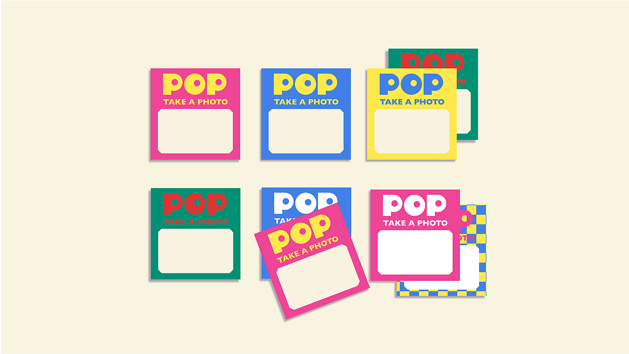 POP|大头贴自拍馆品牌设计