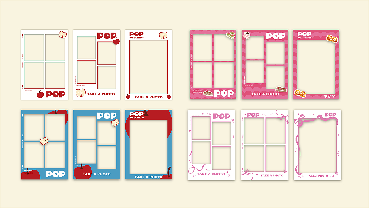 POP｜大头贴自拍馆品牌设计