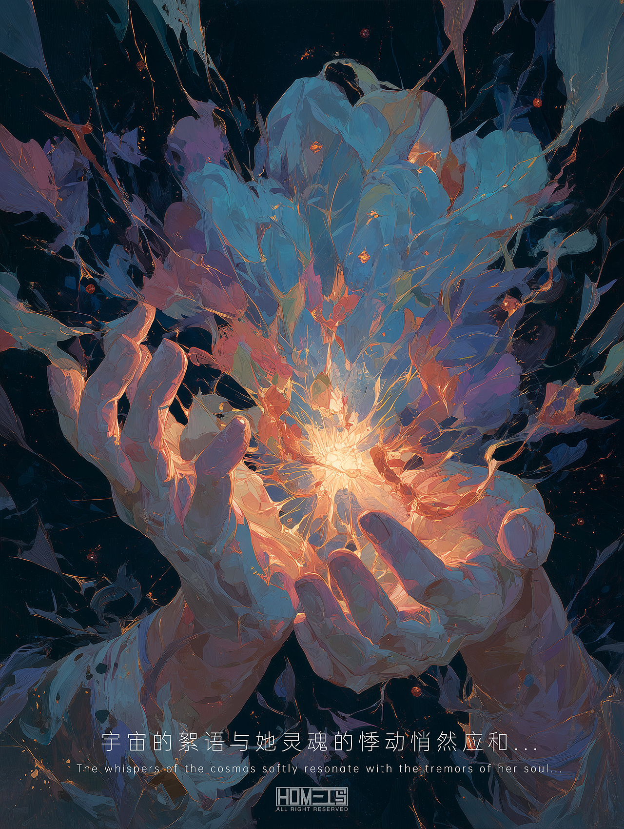 她以生命为注，在剧痛的深渊中托起新生的晨曦（图ZMzkwMTg5NTg4） - 创作习作 - 站酷设计师翁坤鸿原创素材 - 站酷ZCOOL