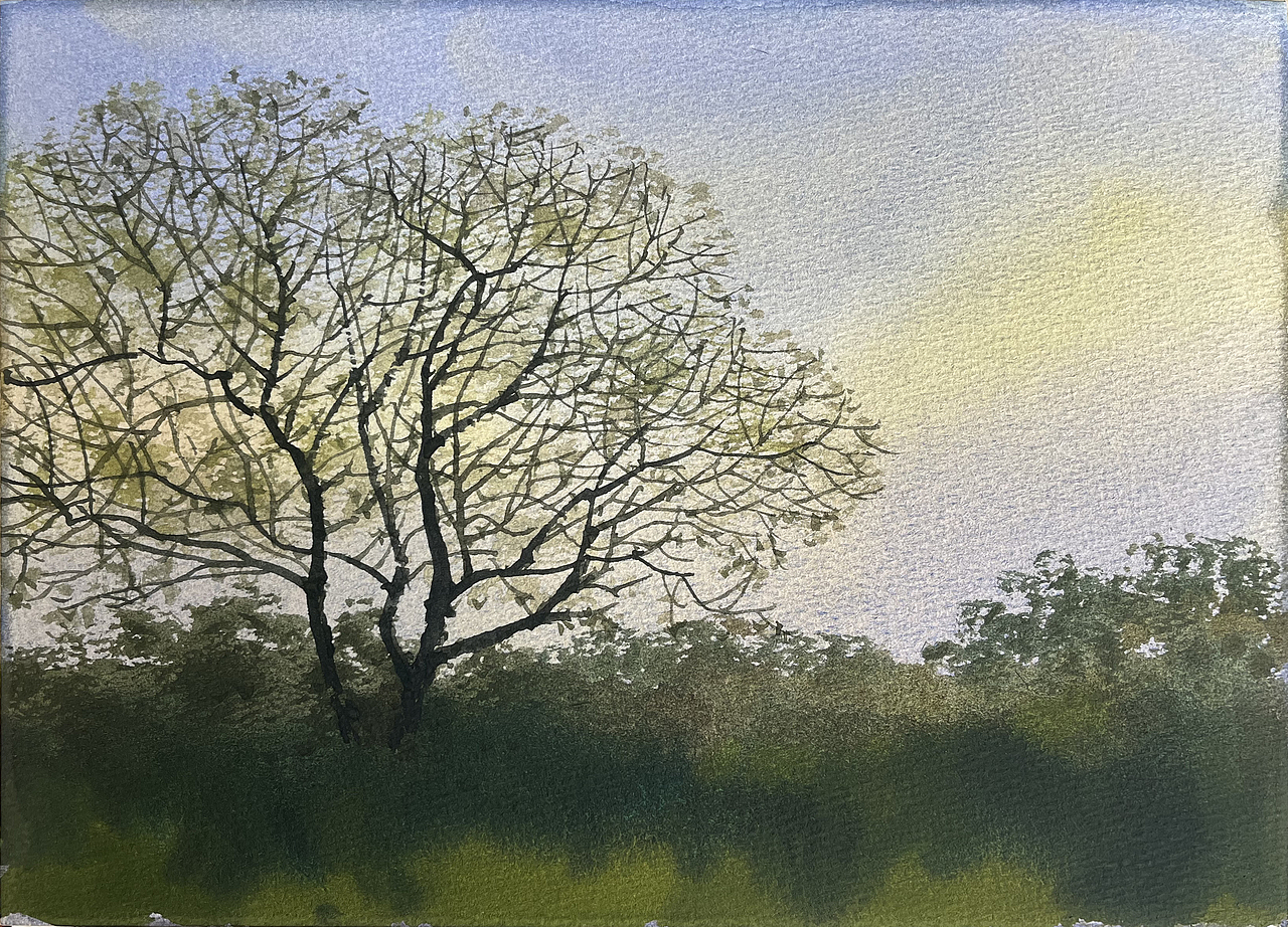 2025 四月 每日一画（图ZMzkwMTk0MDY0） - 绘画 - 站酷设计师孙小良的水彩画原创素材 - 站酷ZCOOL