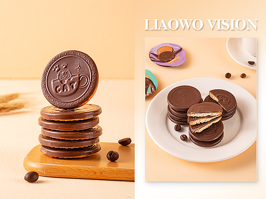 餐食饮品 | 巧克力饼干 x 零食拍摄 x LIAOWO VISION