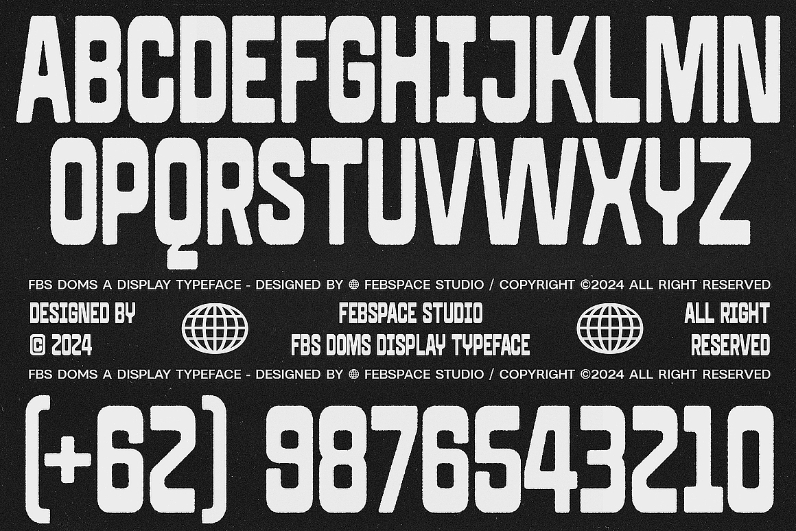 潮流重金属摇滚朋克音乐海报封面粗体无衬线英文字体