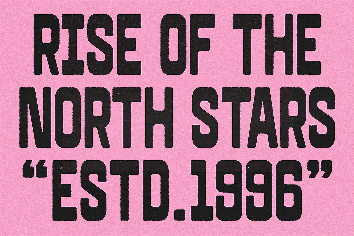 潮流重金属摇滚朋克音乐海报封面粗体无衬线英文字体