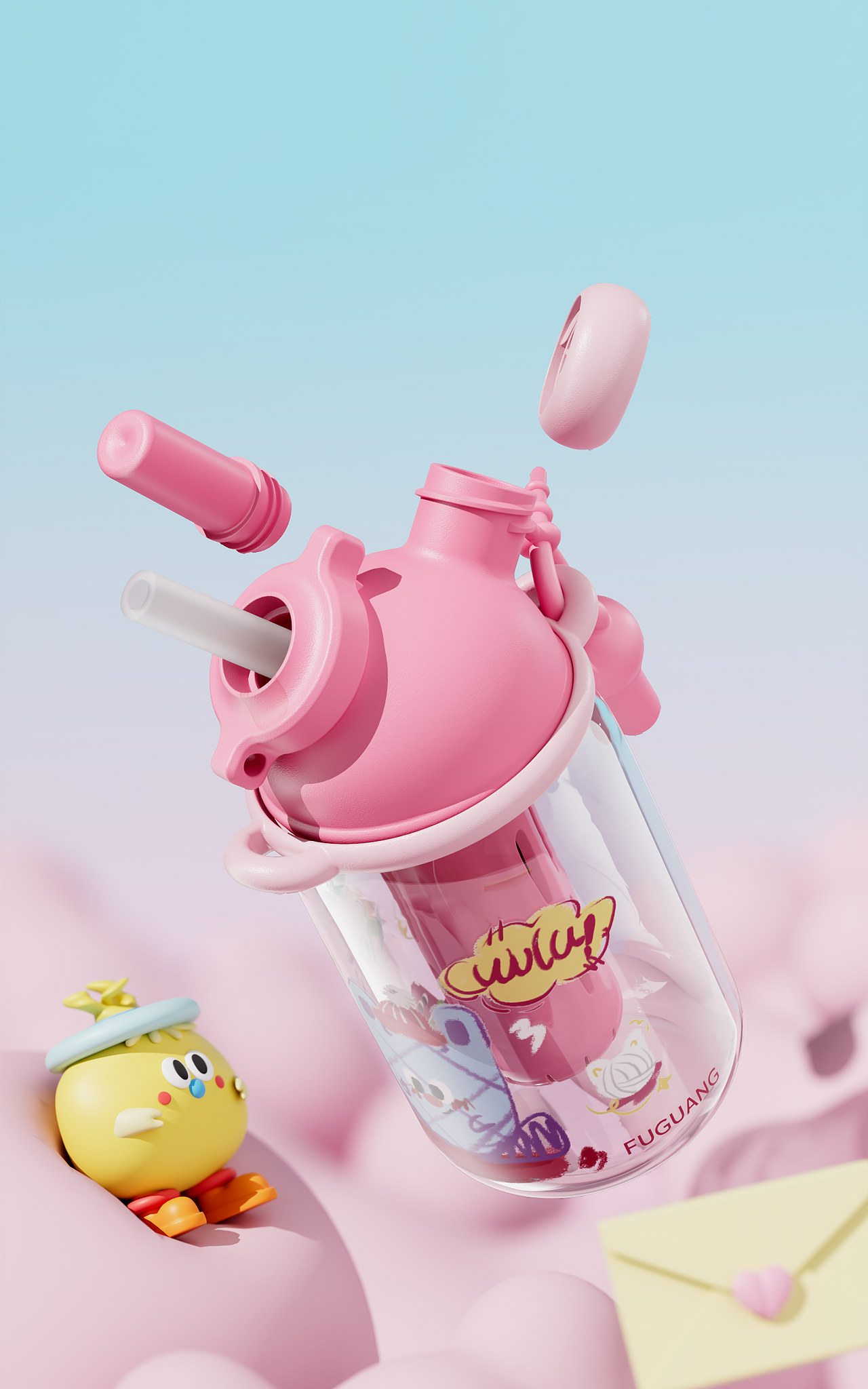 粉粉的 尊可爱!（图ZMzkwMjEyMTY0） - 产品 - 站酷设计师蒸汽波哥原创素材 - 站酷ZCOOL