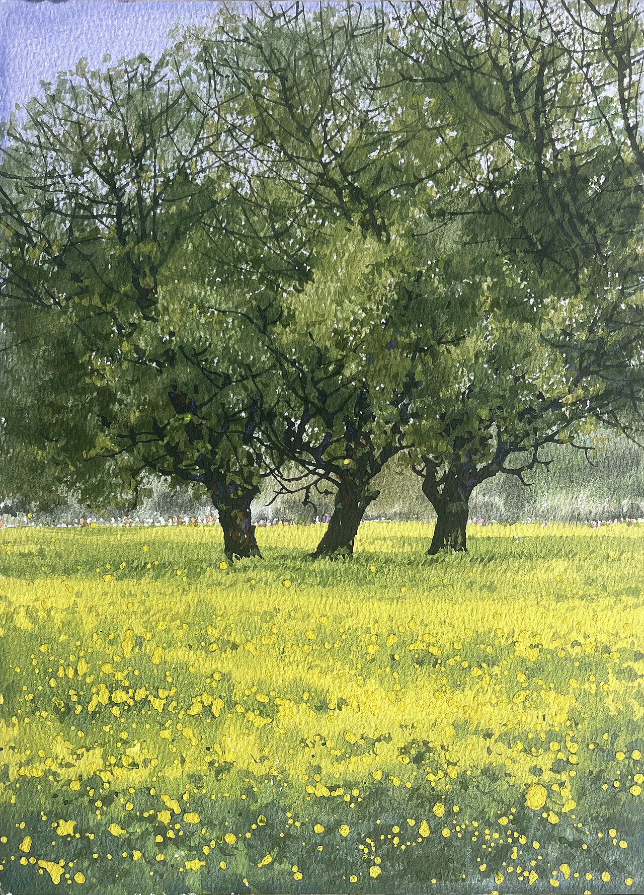 2025 四月 每日一画（图ZMzkwMjEzNjg0） - 绘画 - 站酷设计师孙小良的水彩画原创素材 - 站酷ZCOOL