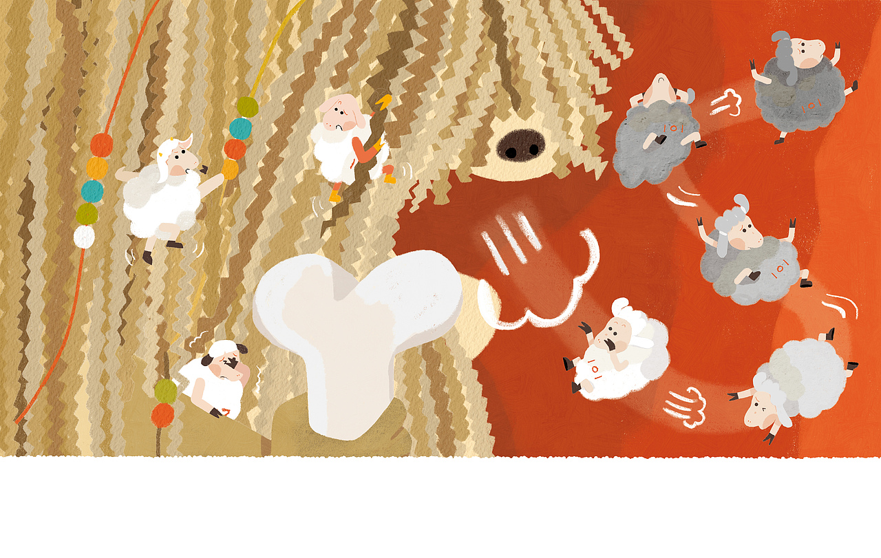 《第101只羊》妈妈娃娃 合作绘本（图ZMzkwMjE0NTIw） - 绘本 - 站酷设计师海狸z原创素材 - 站酷ZCOOL