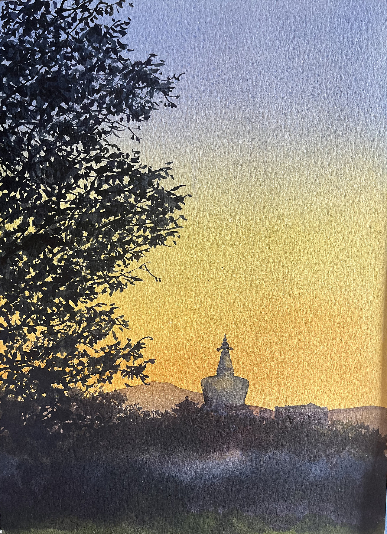 2025 四月 每日一画（图ZMzkwMjE2NDM2） - 绘画 - 站酷设计师孙小良的水彩画原创素材 - 站酷ZCOOL