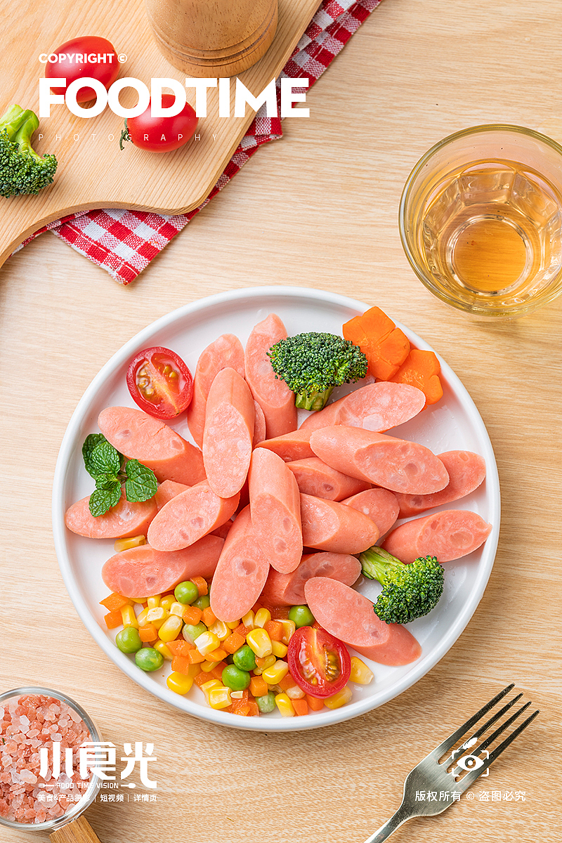 火腿肠 香肠拍摄