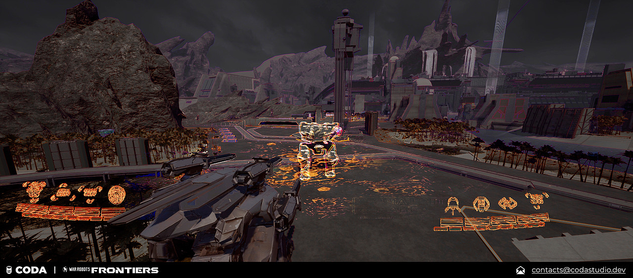 《为 WAR ROBOTS FRONTIERS 制作的视觉特效》