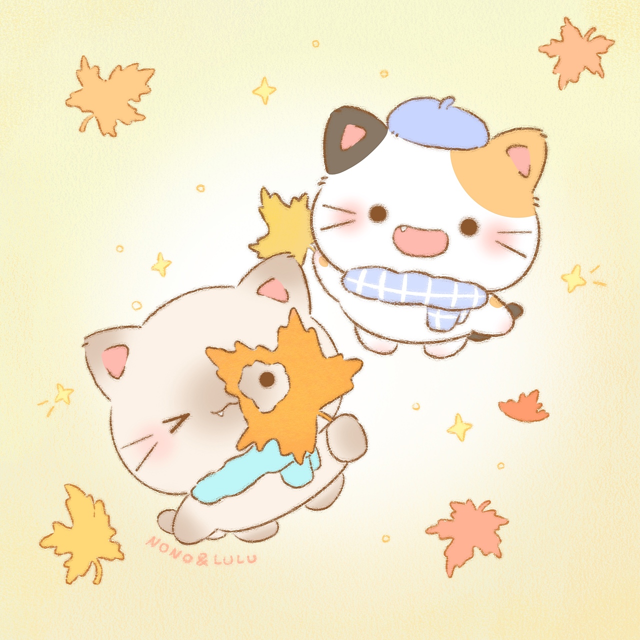 正式介绍一下我自己的IP“Nono和Lulu”（图ZMzkwMjMyMjg0） - 创作习作 - 站酷设计师莲太太原创素材 - 站酷ZCOOL