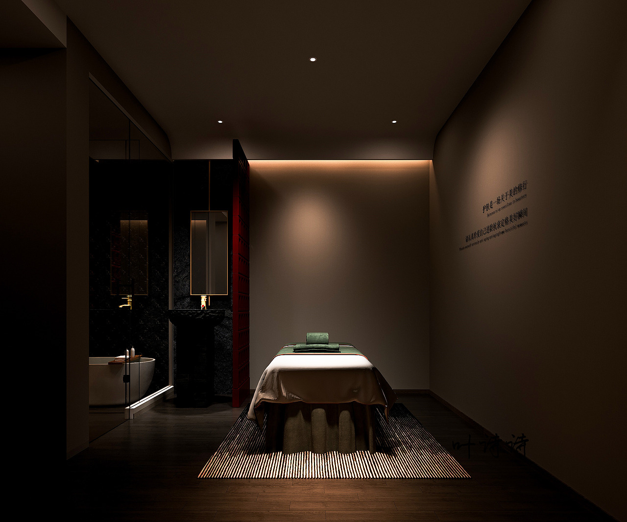 足浴会所装修|这样的设计风格很有意境