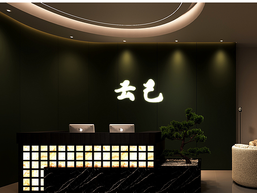 足浴会所装修|这样的设计风格很有意境
