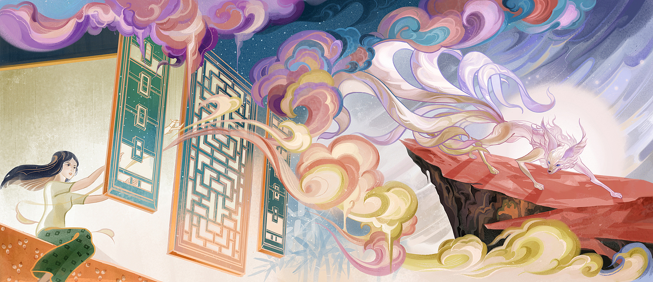迪士尼SHANG-CHI尚气绘本（图ZMzkwMjM3MDA0） - 商业插画 - 站酷设计师SijaHong六厘原创素材 - 站酷ZCOOL