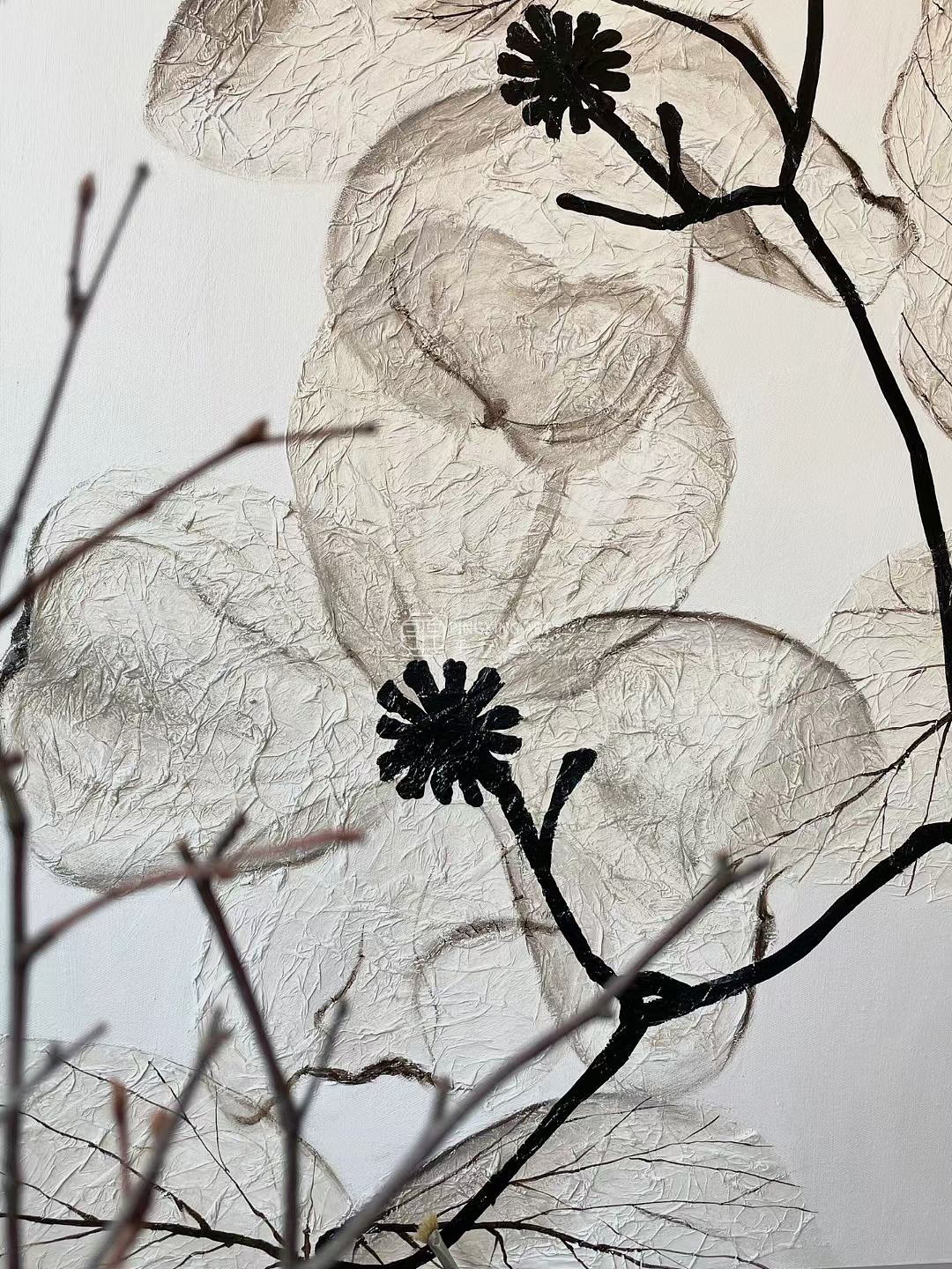 平行艺术｜手绘肌理，诠释侘寂风的独特魅力（图ZMzkwMjQxMTgw） - 绘画 - 站酷设计师深圳挂画雕塑工厂原创素材 - 站酷ZCOOL