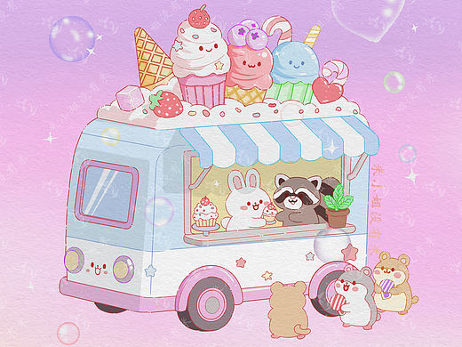 小场景（个人主页-ZNzE4NzkyODg=） - 商业插画 - 站酷设计师米小姐没有米原创素材 - 站酷ZCOOL