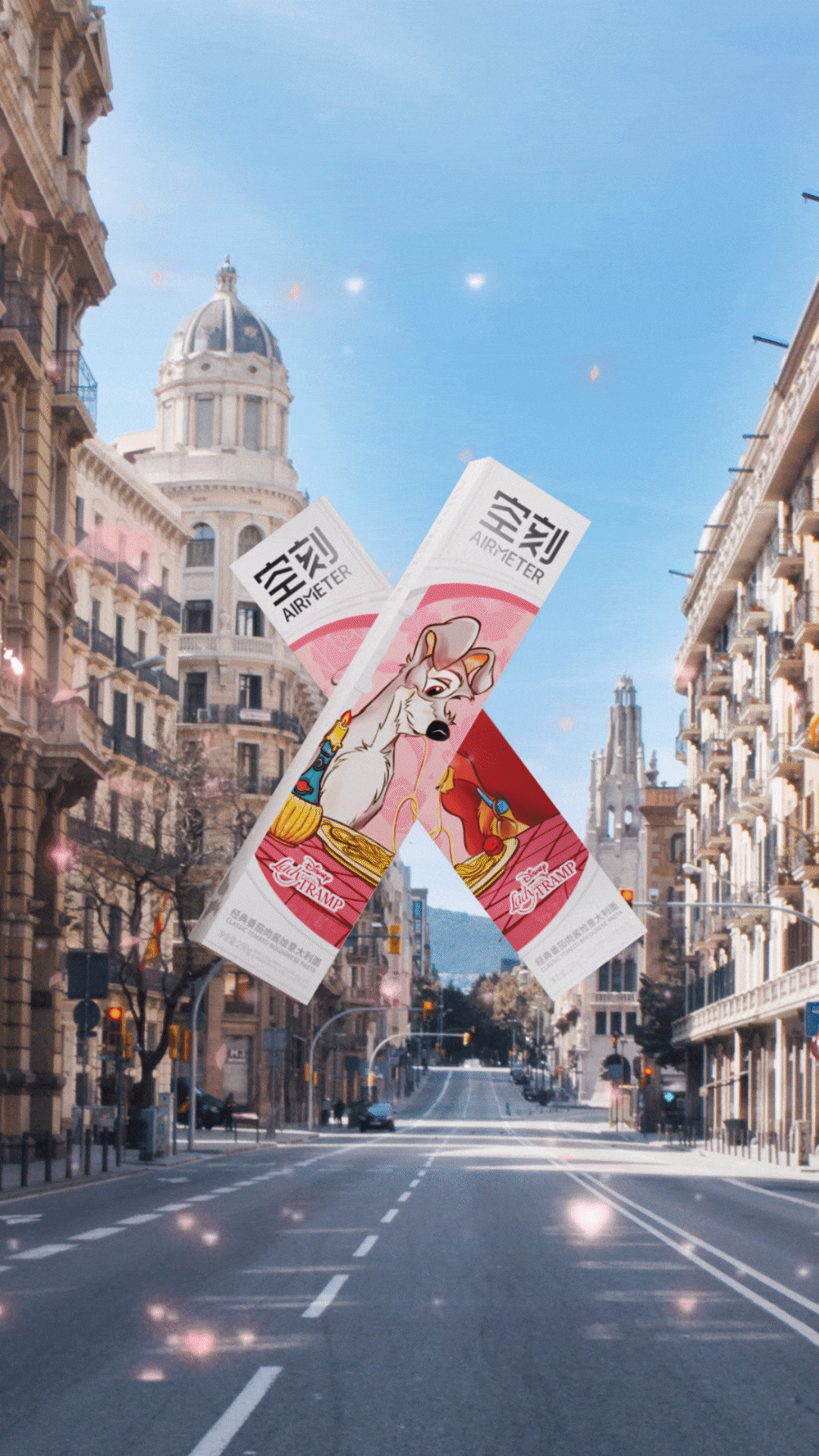 实景合成丨空刻×.迪士尼意面kiss"浪漫来袭