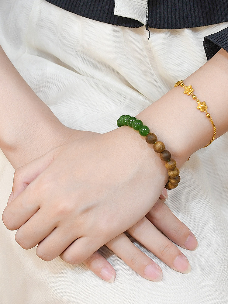 碧玉沉香玉石拍摄