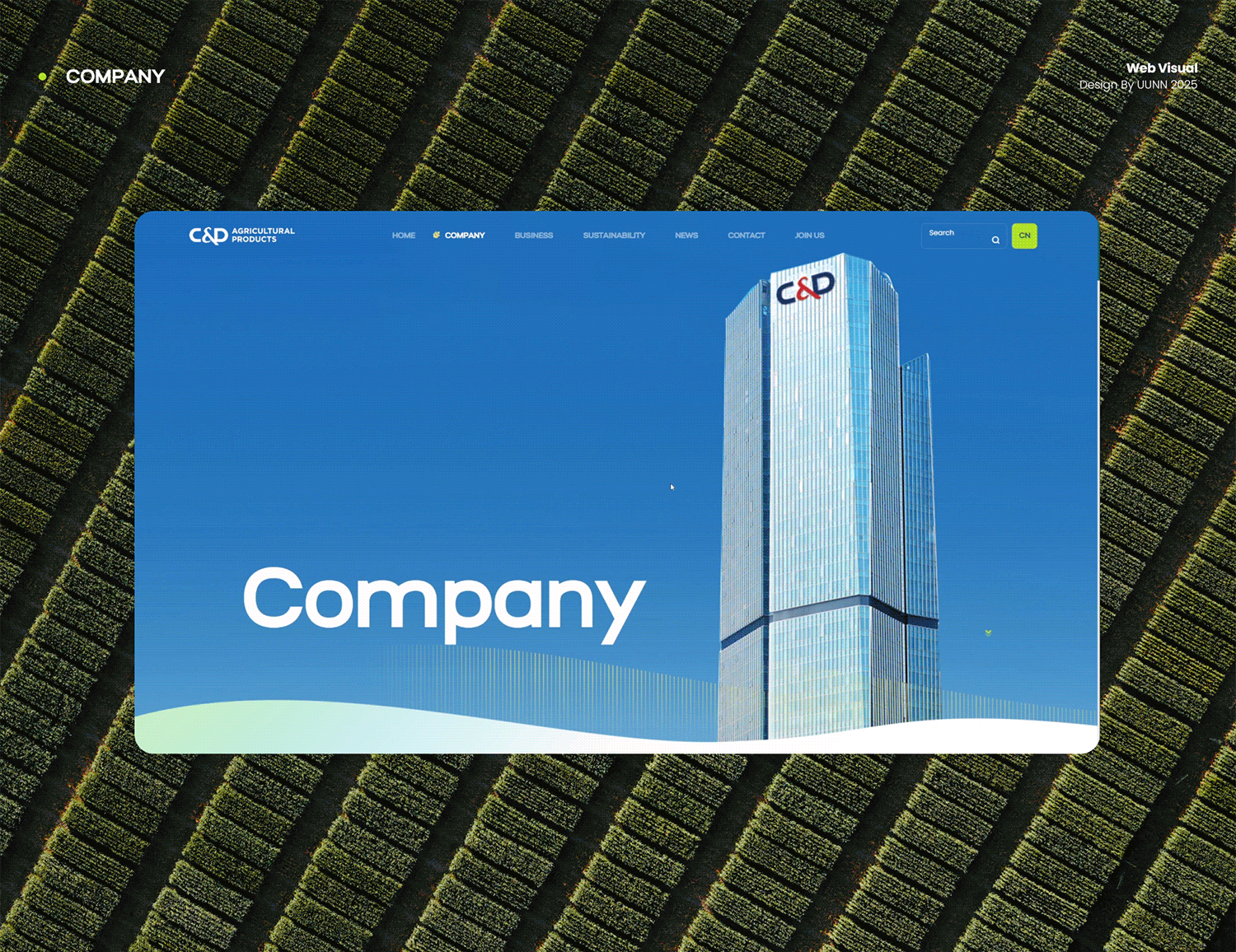 建发农产品集团全球官网视觉设计 —— 高端网站建设