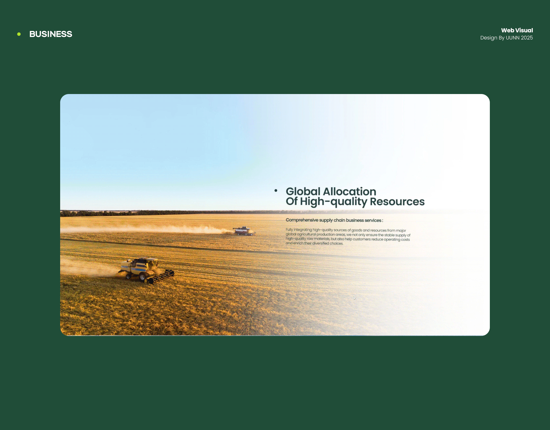 建发农产品集团全球官网视觉设计 —— 高端网站建设